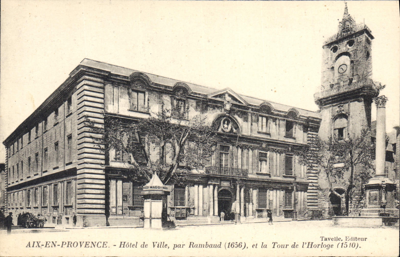 CPA Aix en Provence Hotel de Ville par Rambaud 1656 