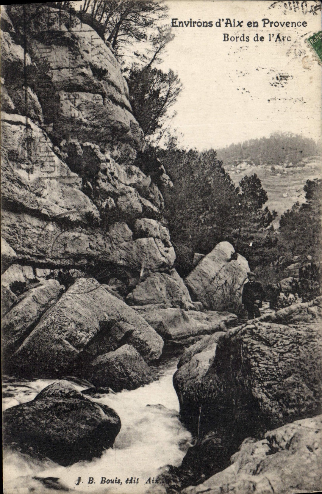 CPA Environs d'Aix en Provence Bords de l'Arc 