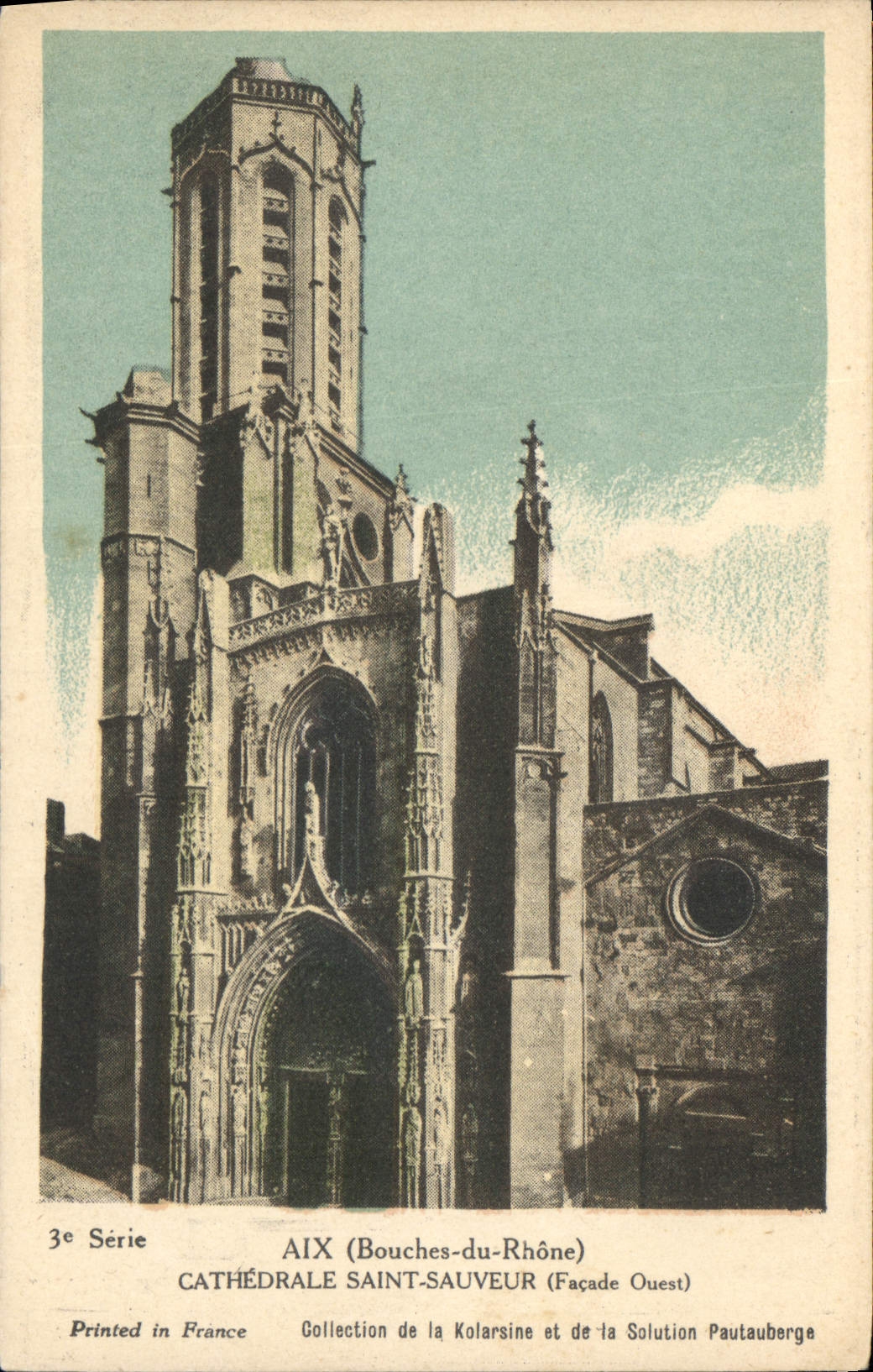 CPA Aix Bouches du Rhone Cathedrale Saint Sauveur 