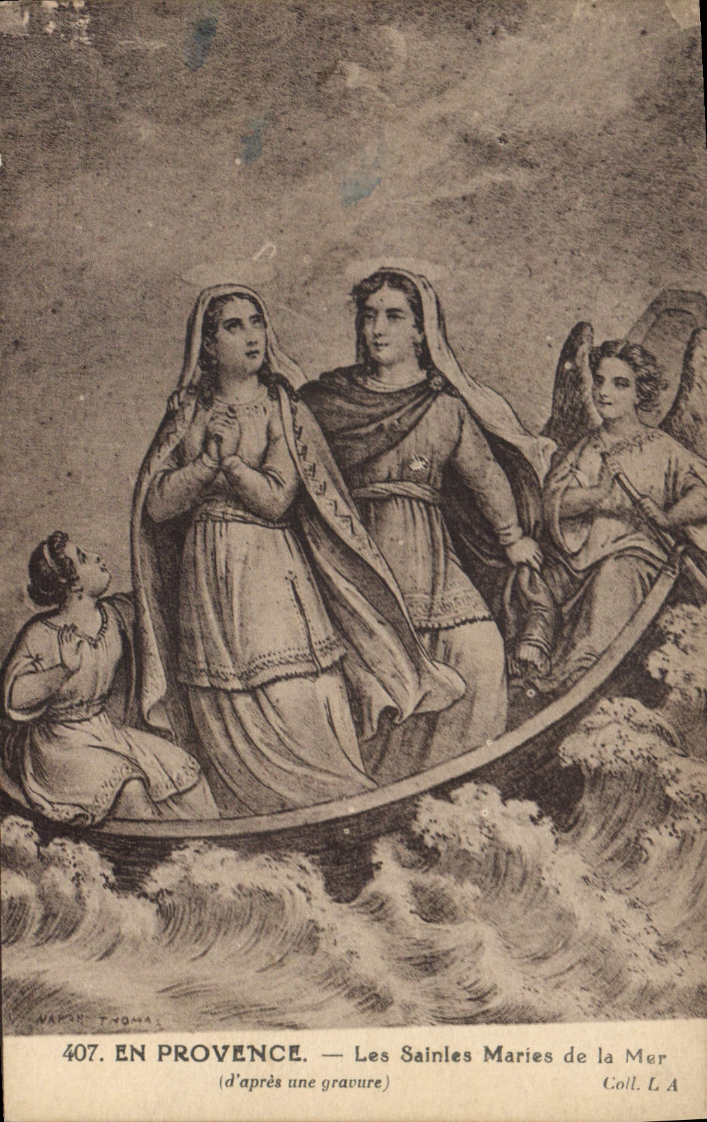 CPA En Provence Les Sainles Maries de la Mar