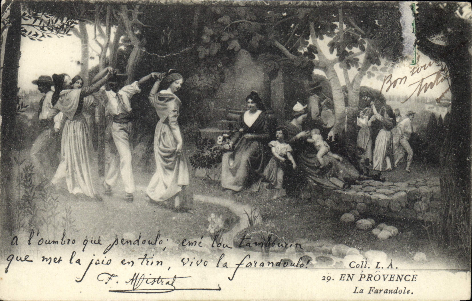 CPA En Provence La Farandole