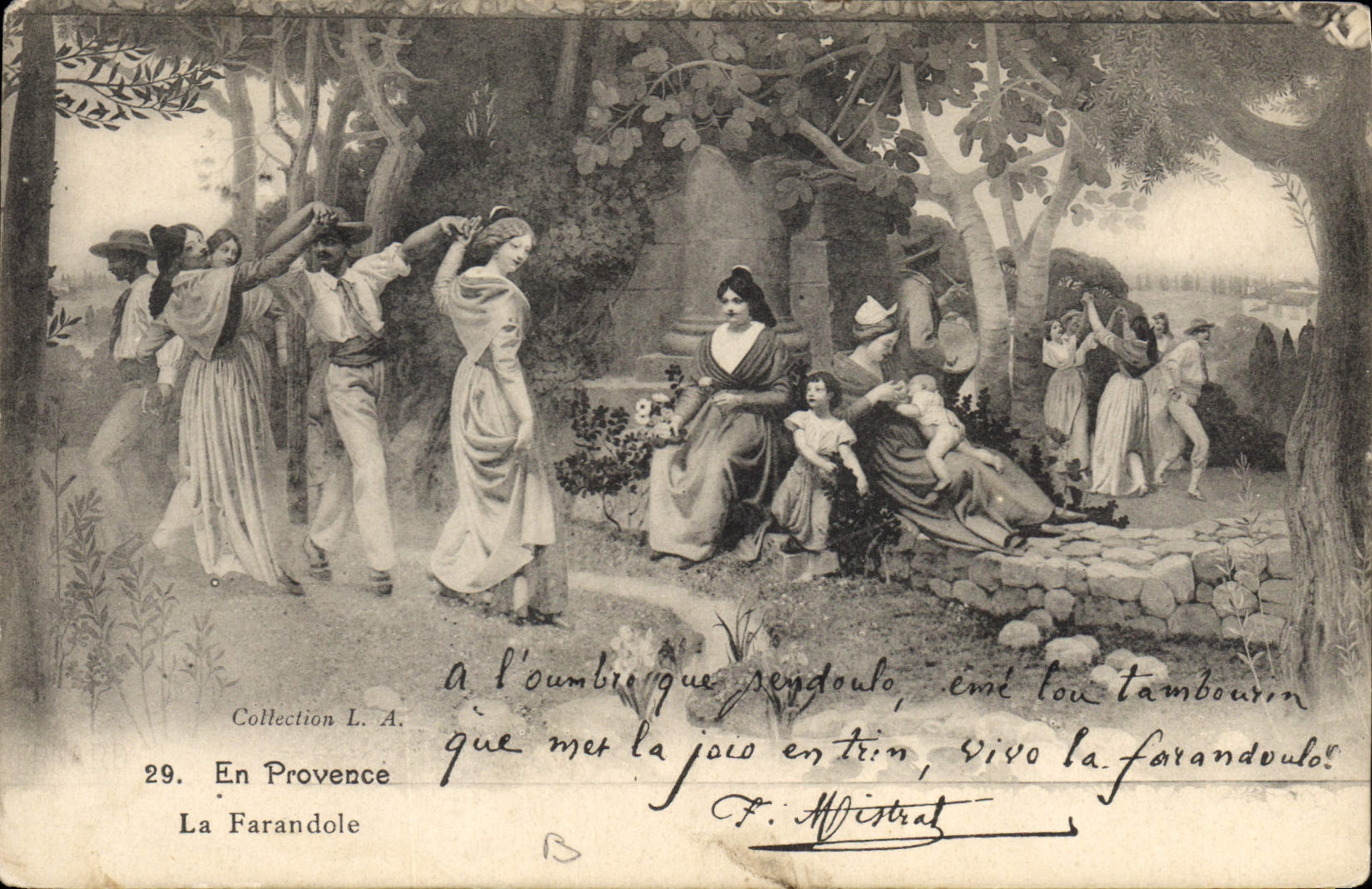 CPA En Provence La Farandole