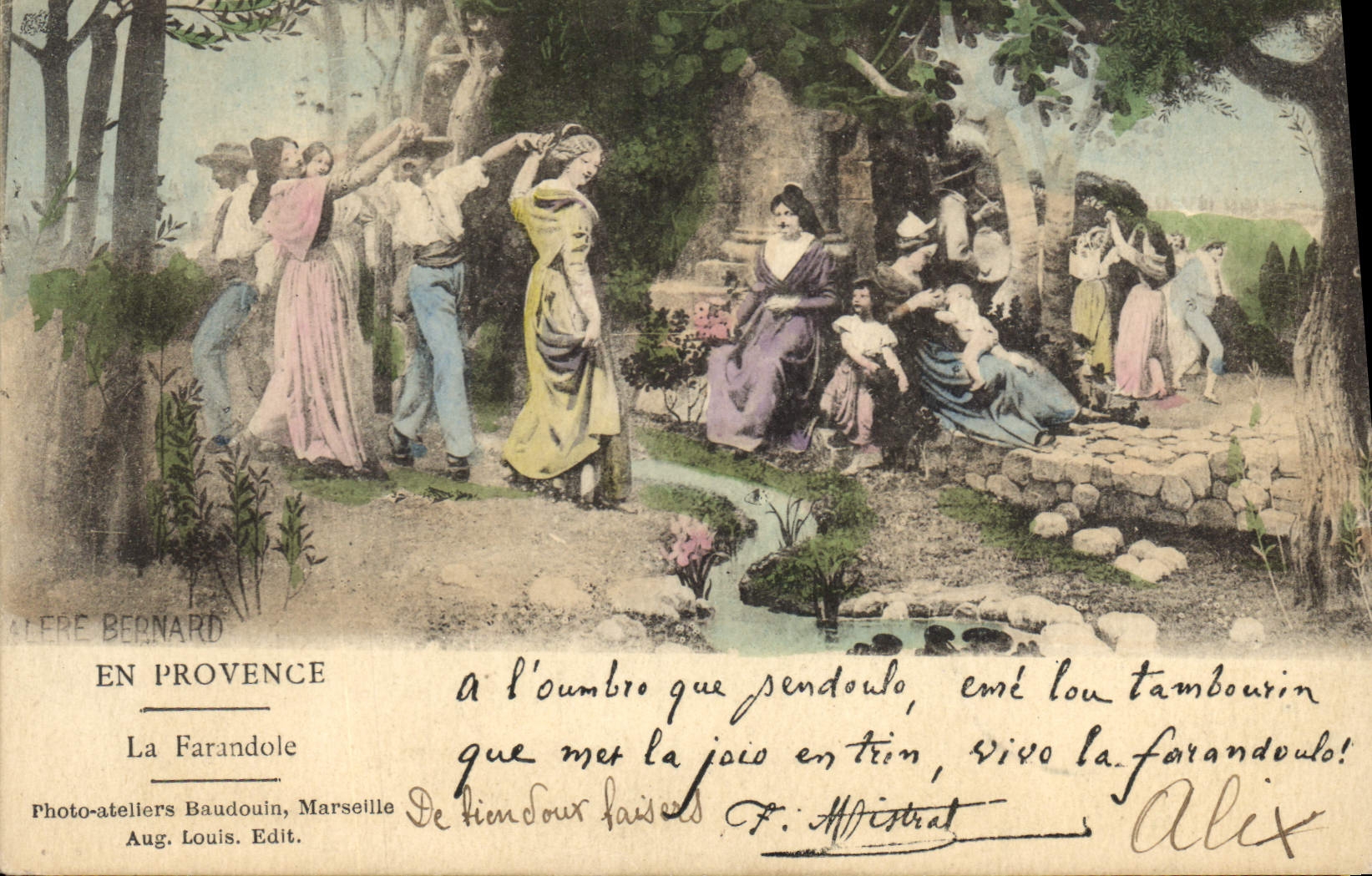 CPA En Provence La Farandole