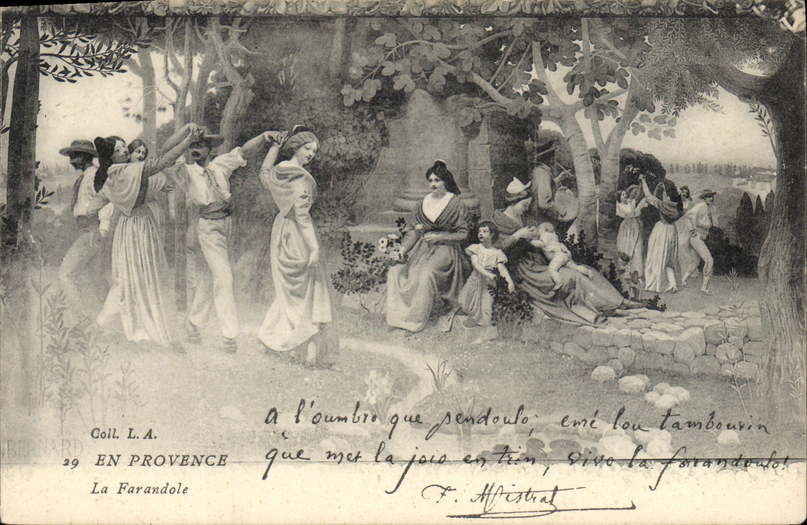 CPA En Provence La Farandole