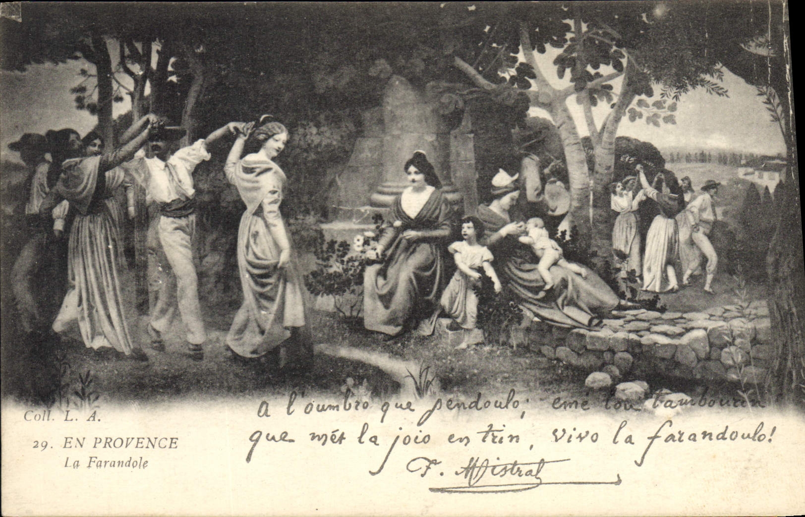 CPA En Provence La Farandole