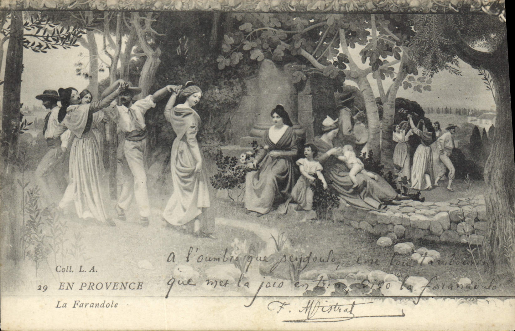 CPA En Provence La Farandole