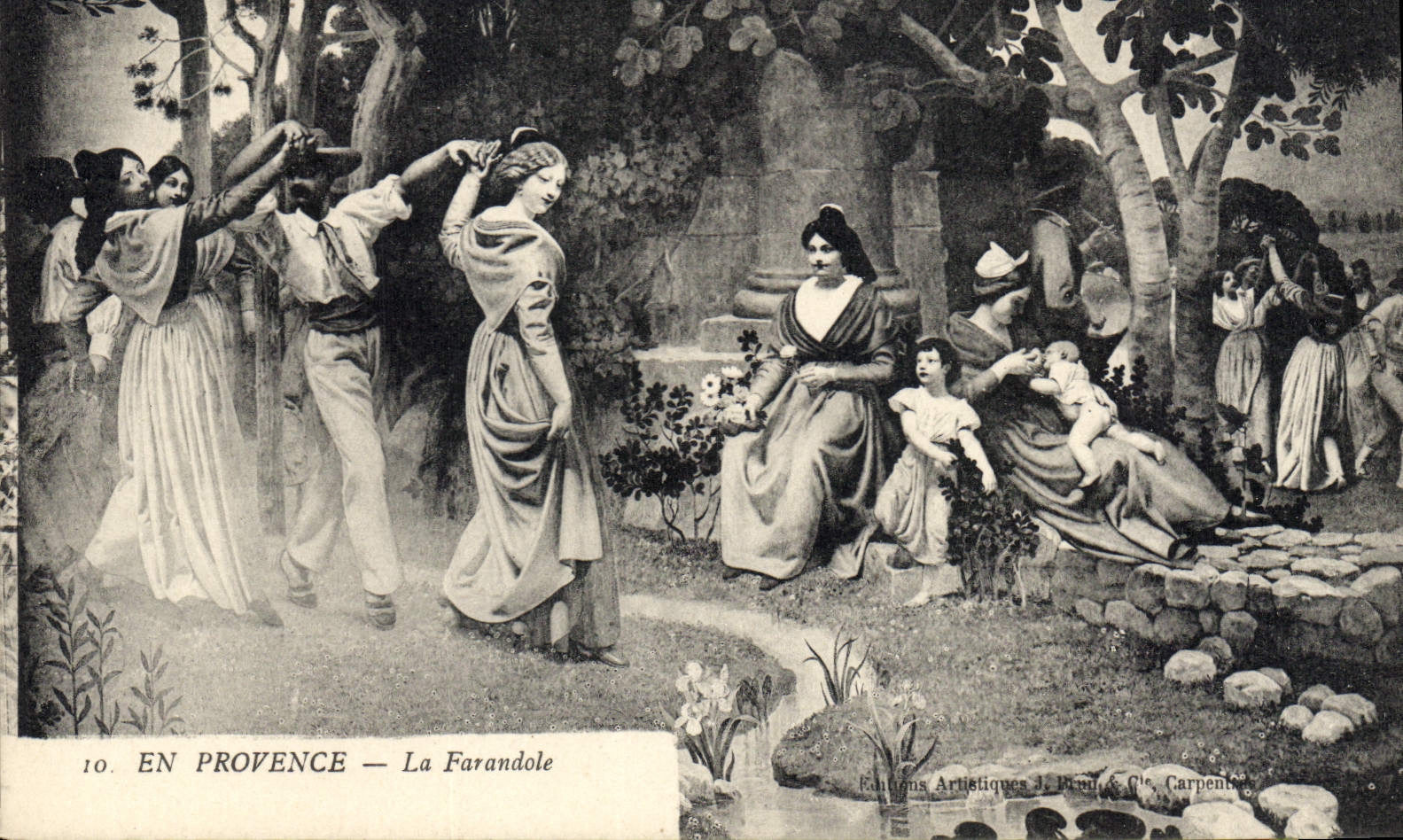 CPA En Provence La Farandole