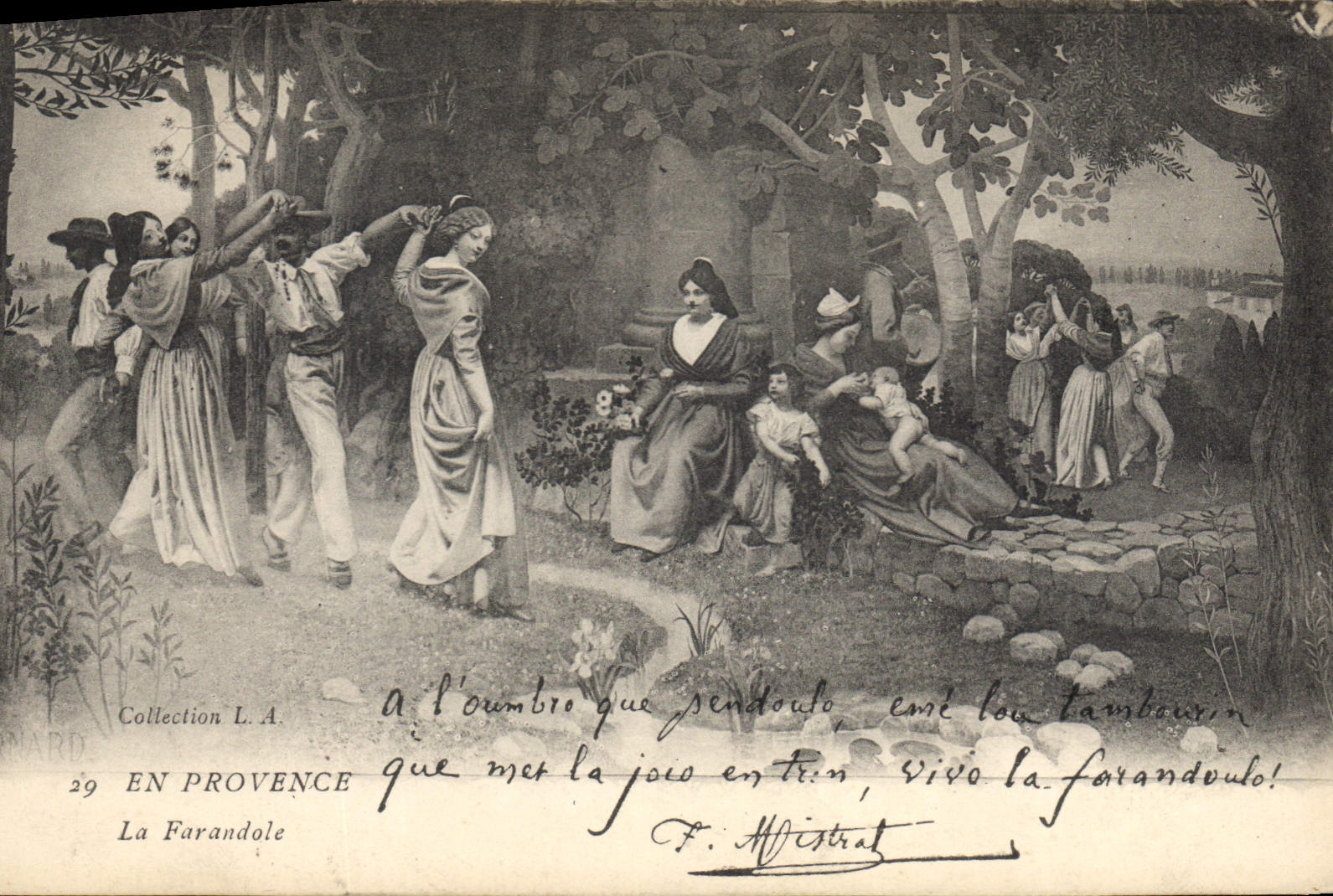 CPA En Provence La Farandole