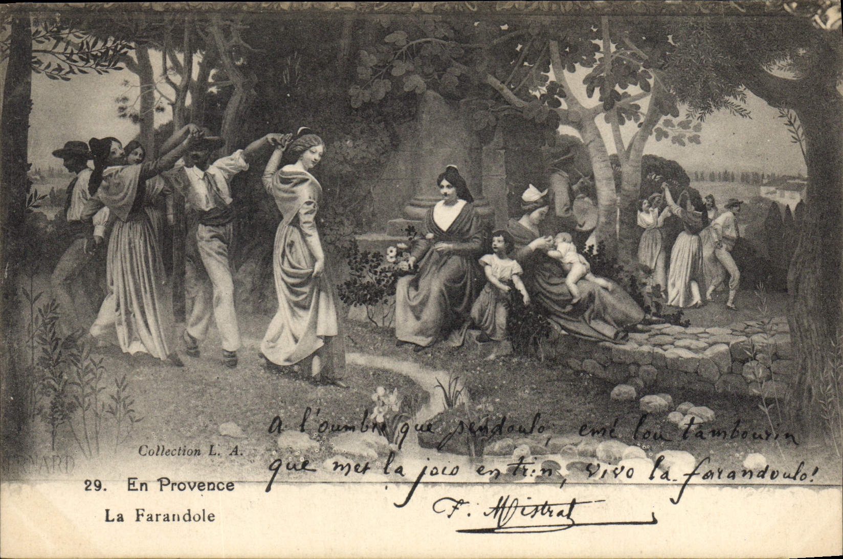 CPA En Provence La Farandole