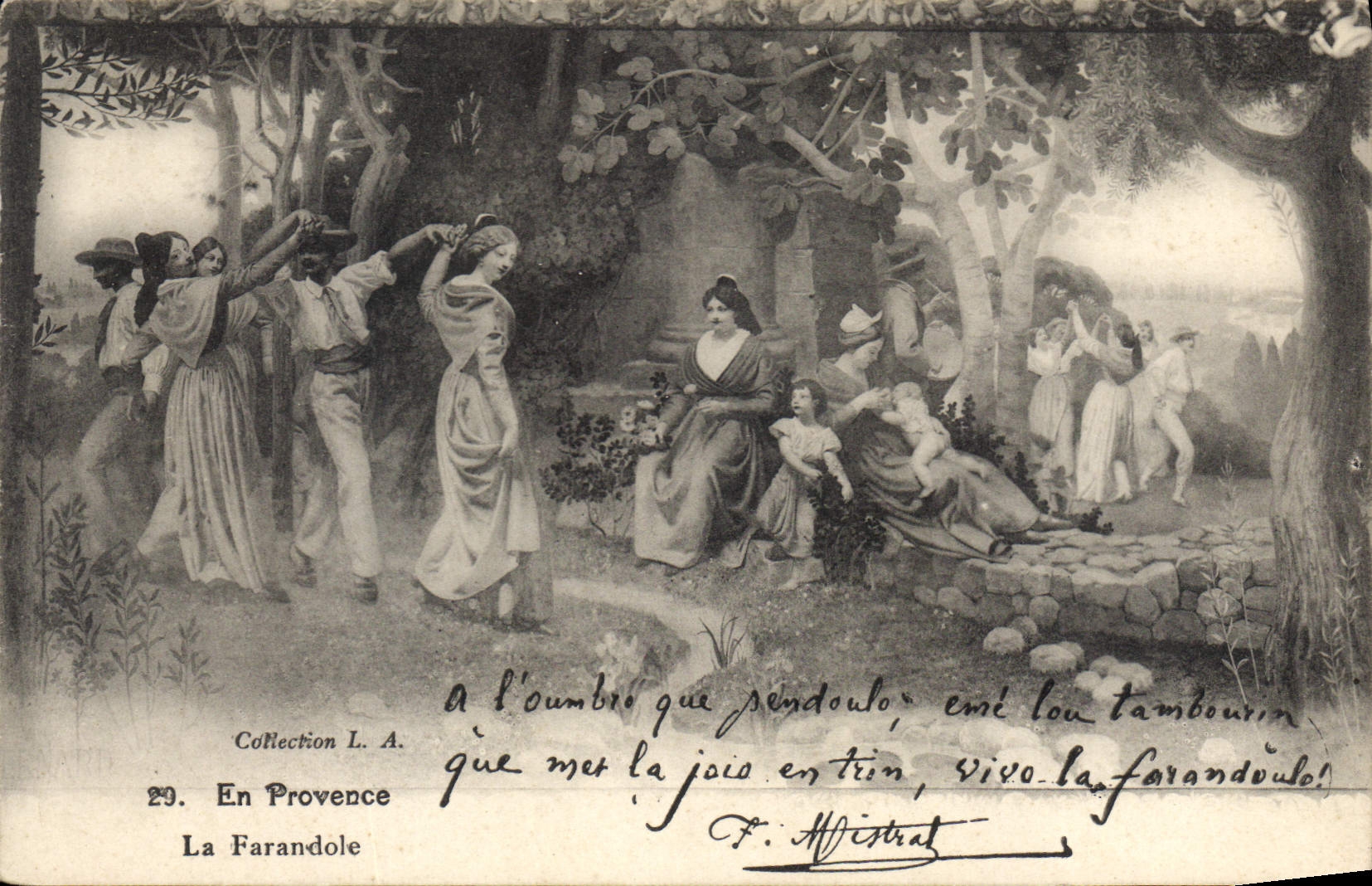 CPA En Provence La Farandole