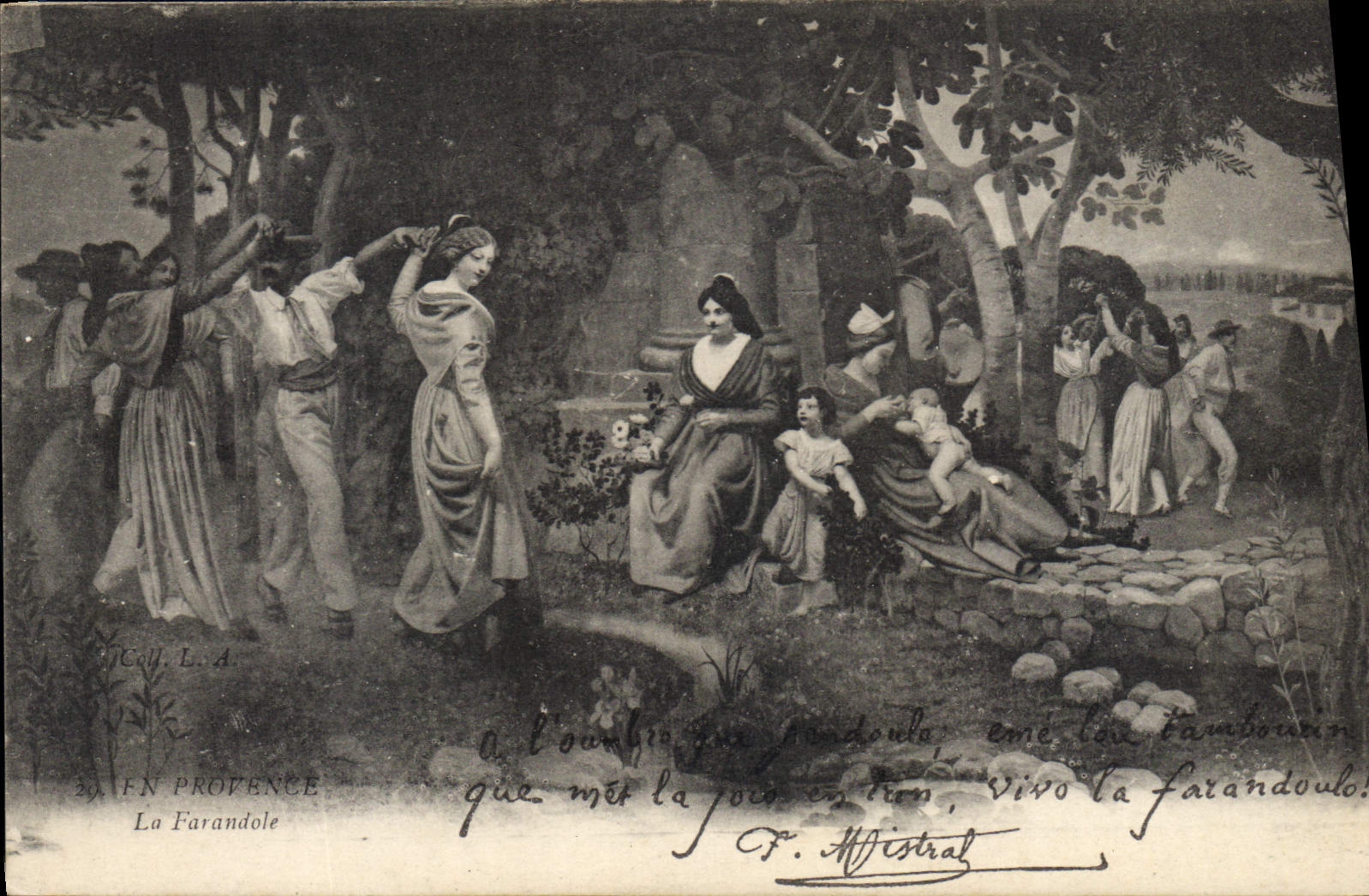 CPA En Provence La Farandole