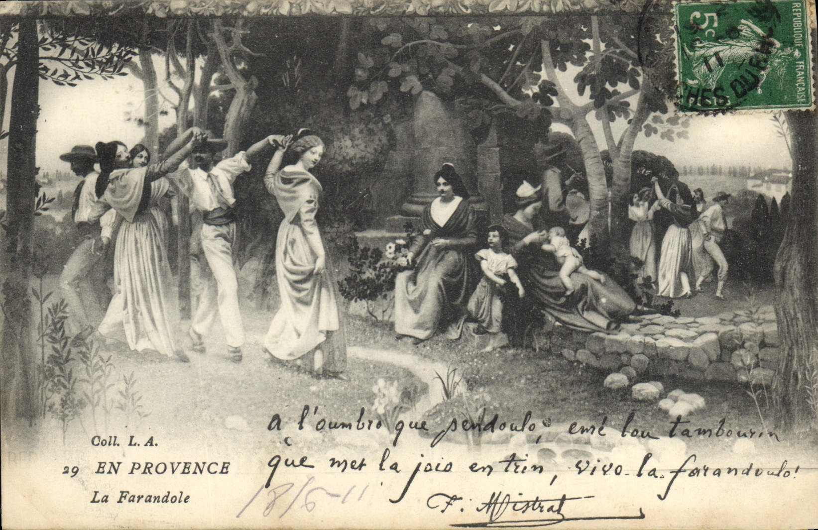 CPA En Provence La Farandole