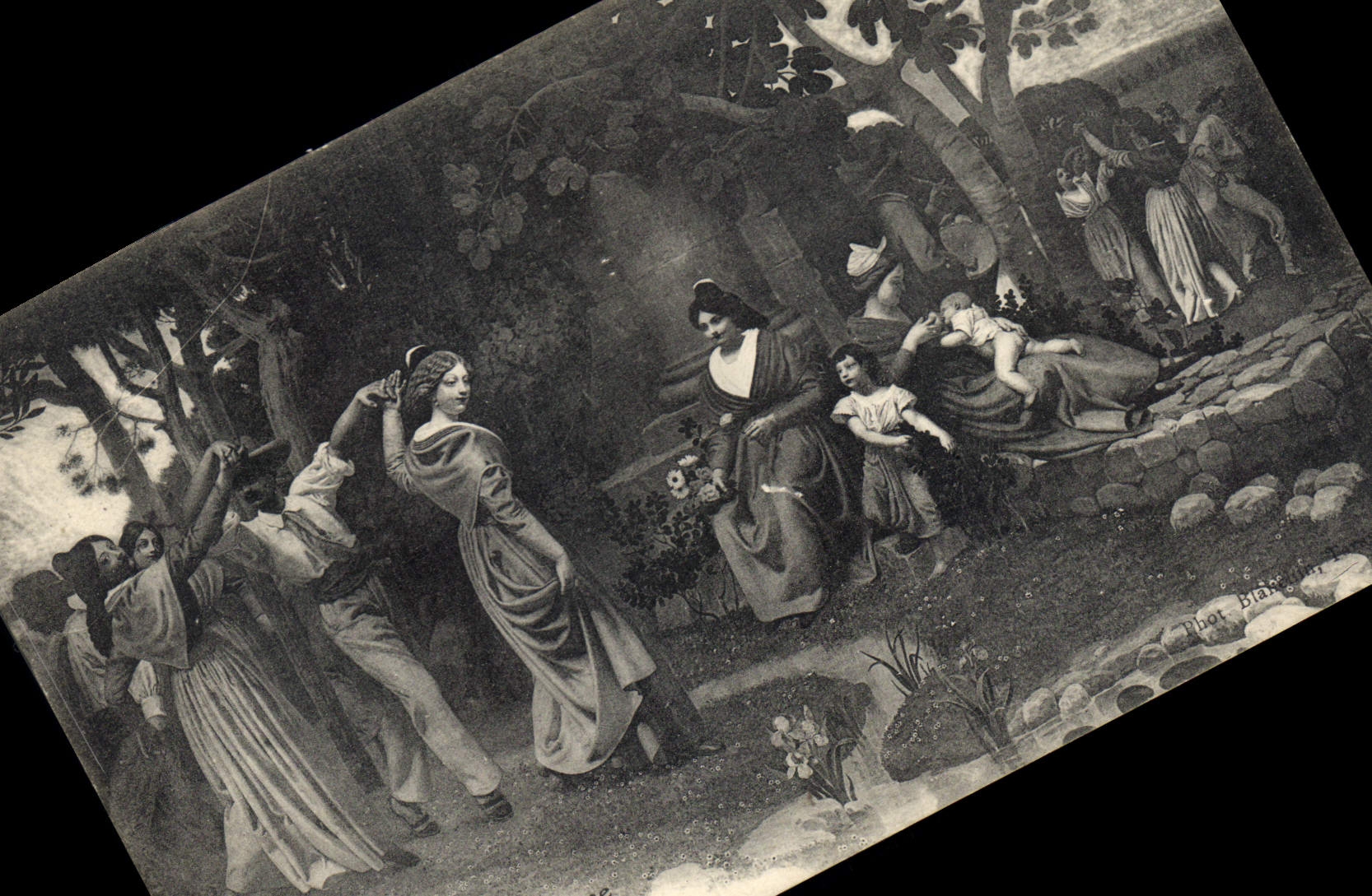 CPA Souvenir de Provence La Farandole