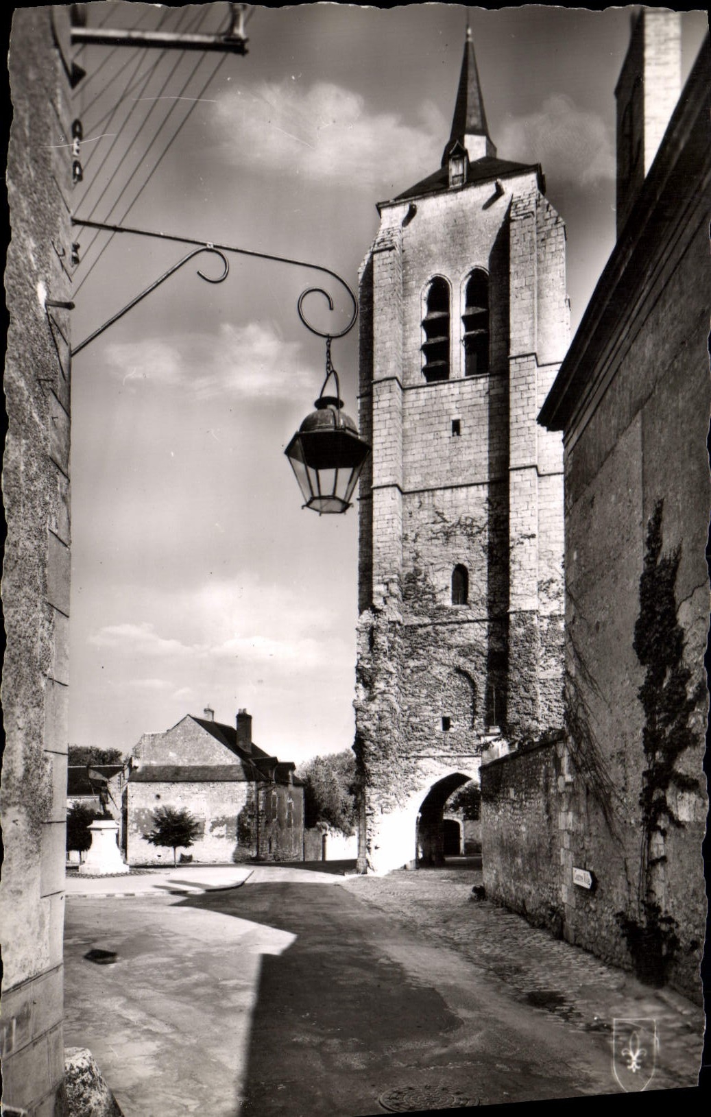 CPA Beaugency Loiret Clocher St Firmin