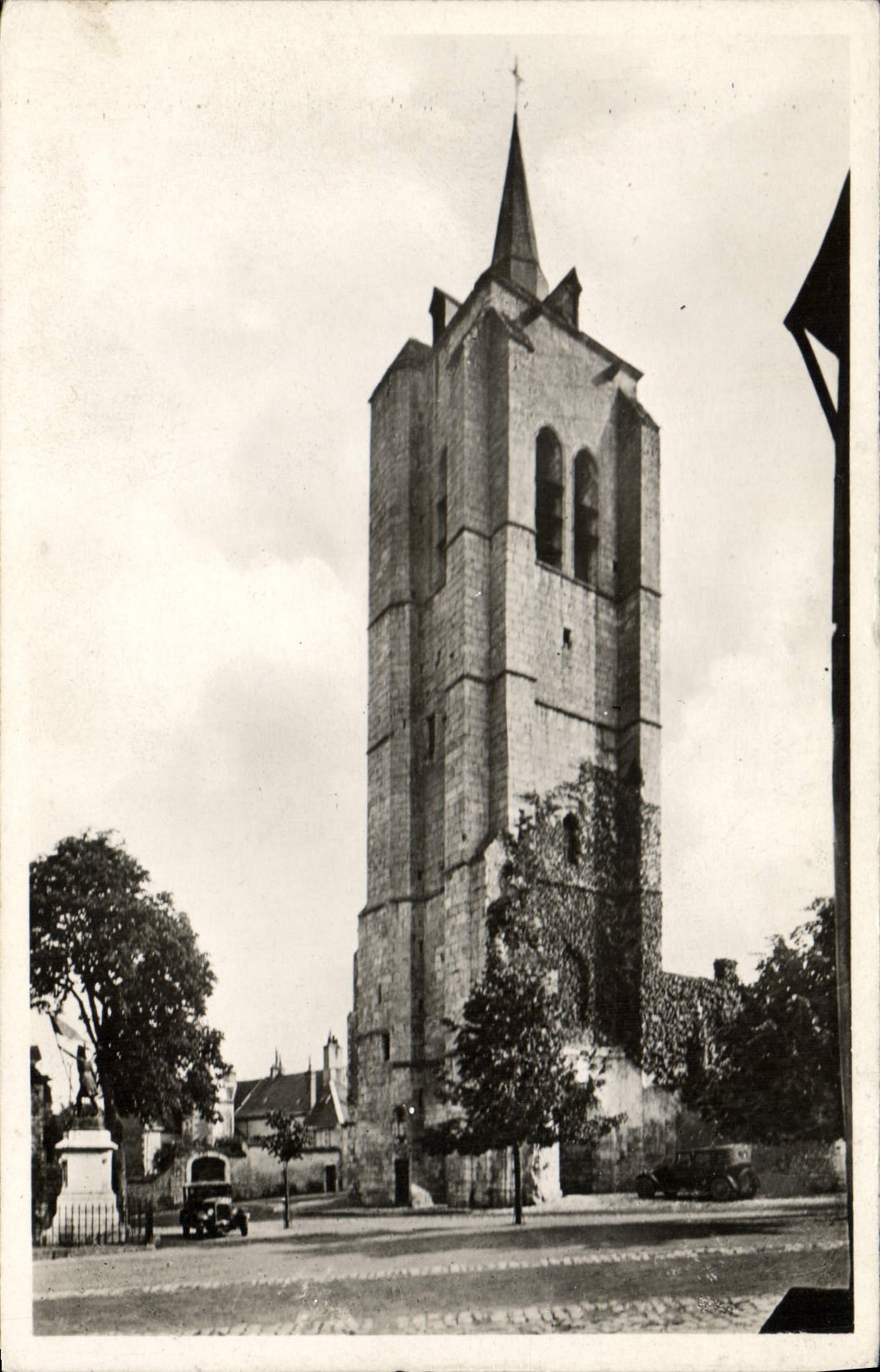 CPA Beaugency Loiret Clocher St Firmin 