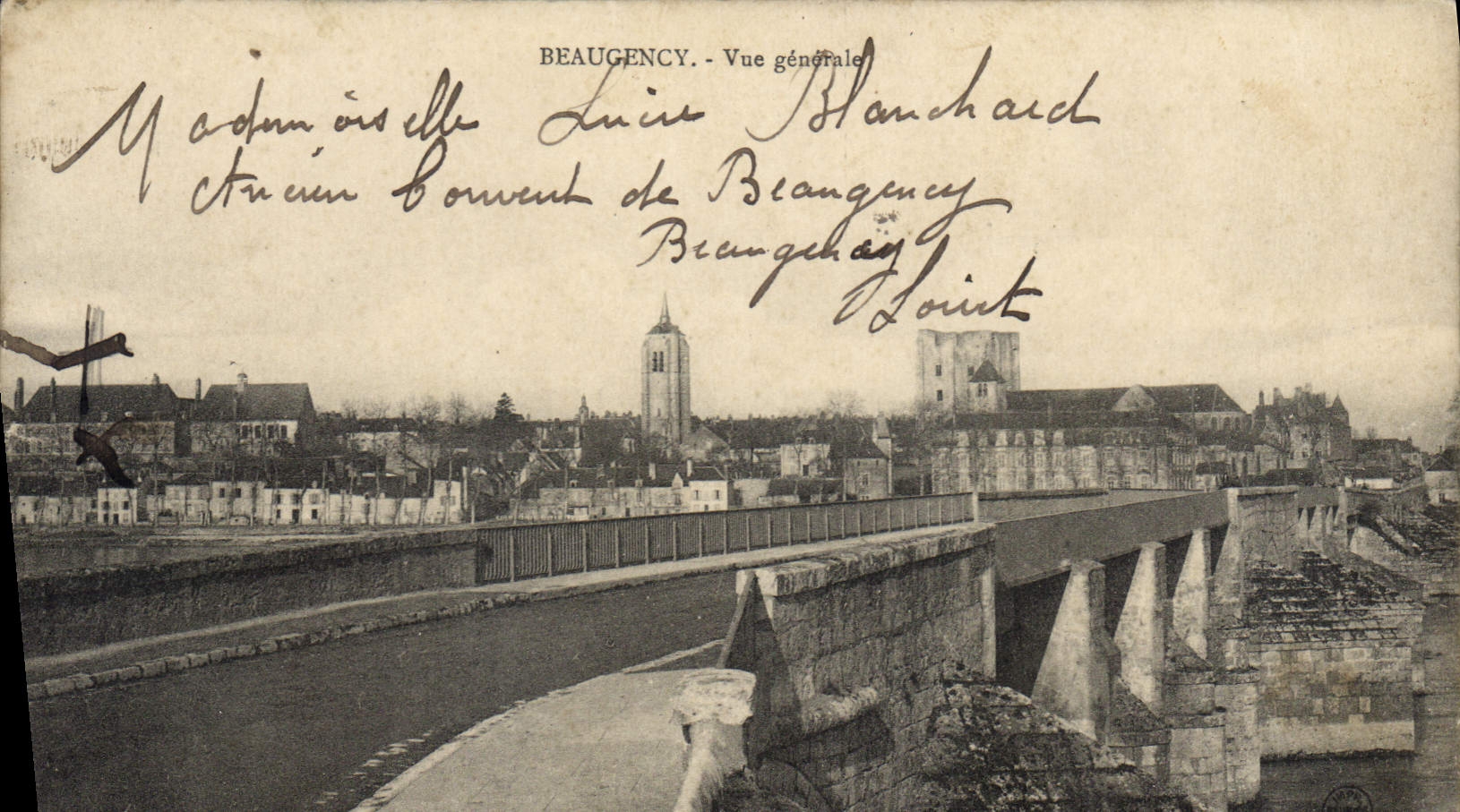 CPA Beaugency Vue generale 