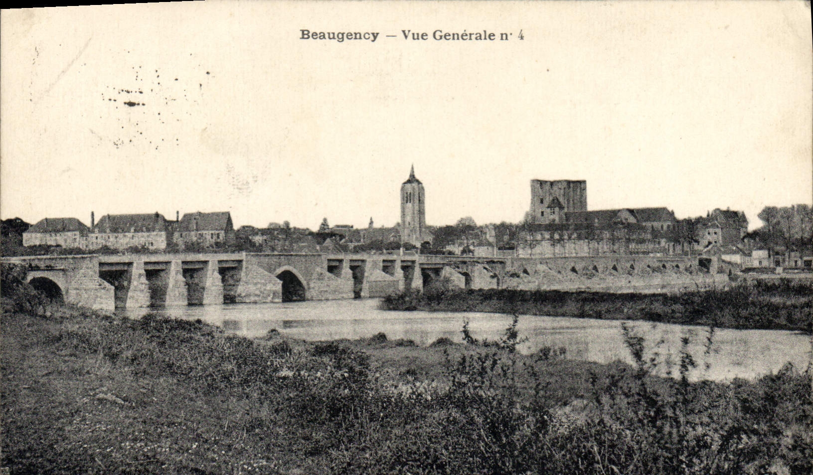 CPA Beaugency Vue Generale 