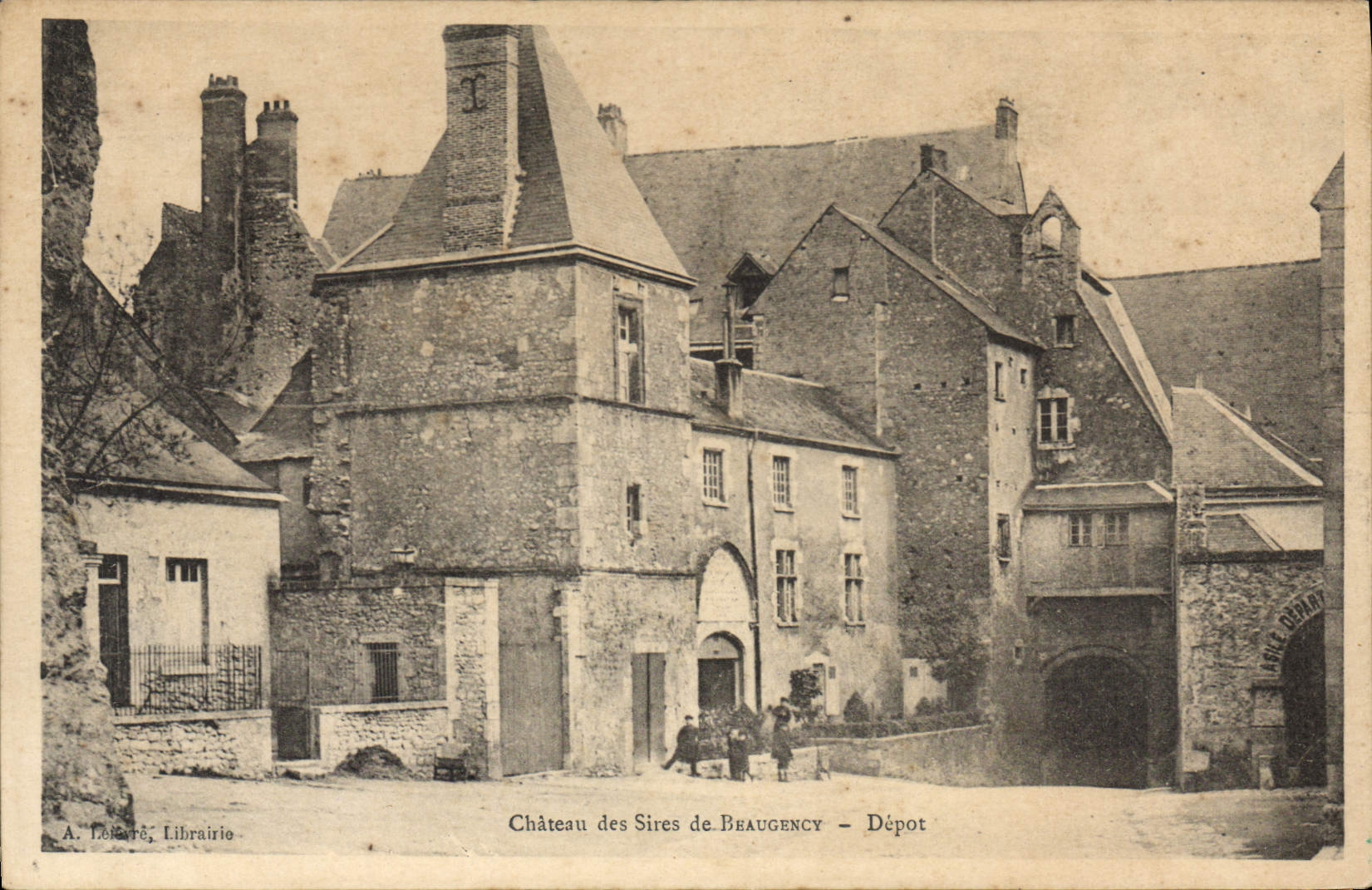 CPA Chateau des Sires de Beaugency Depot