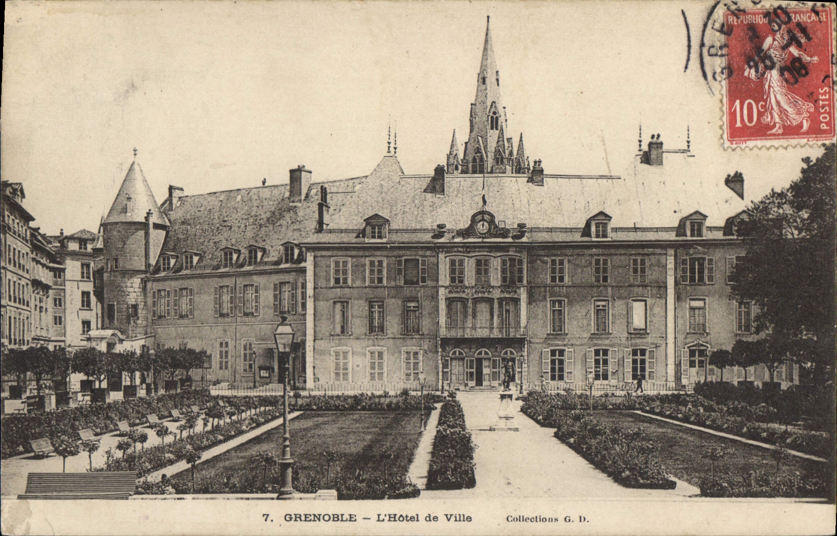 CPA Grenoble L'Hotel de Ville 