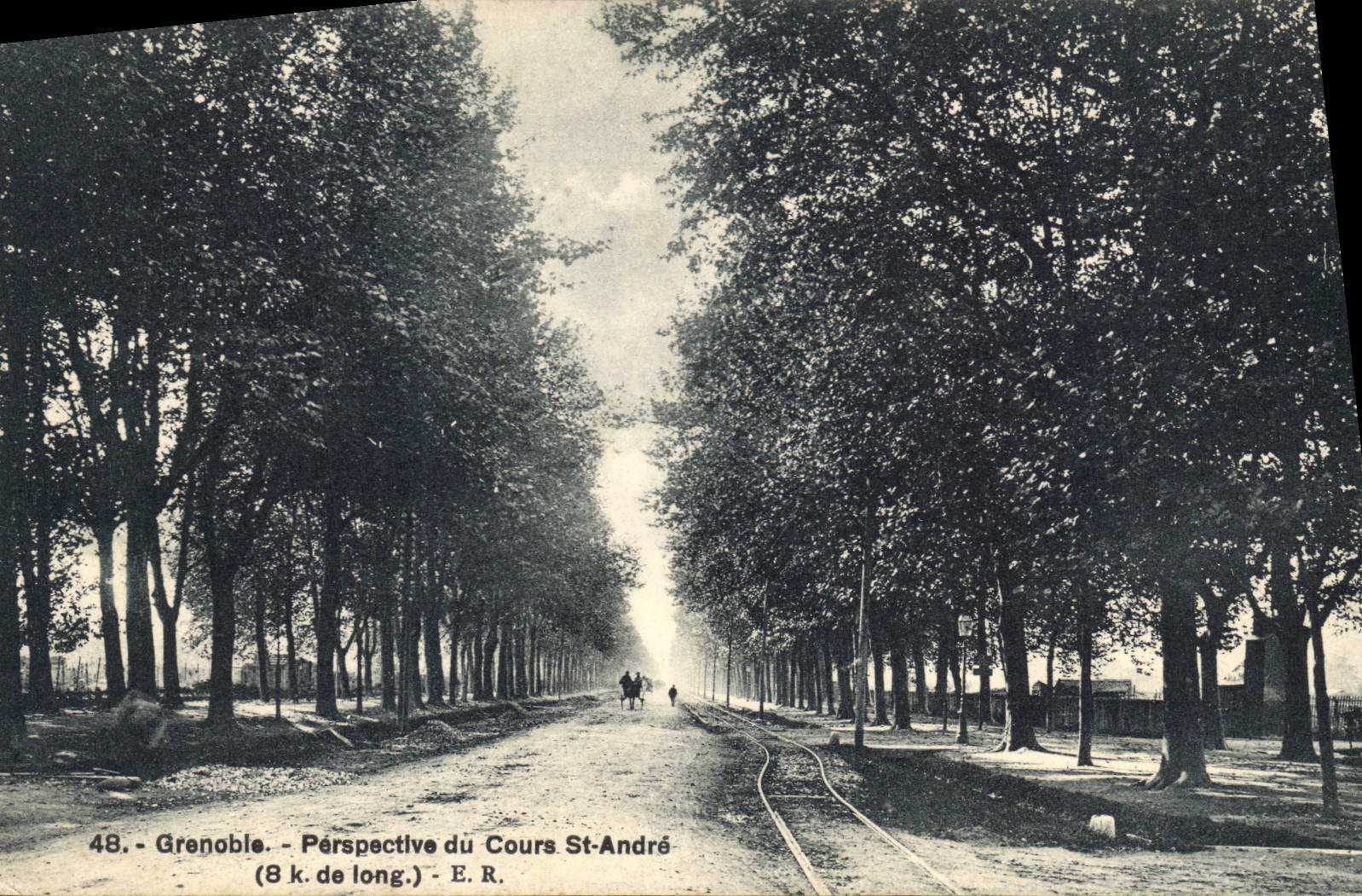 CPA Grenoble Perspective du Cours St Andre