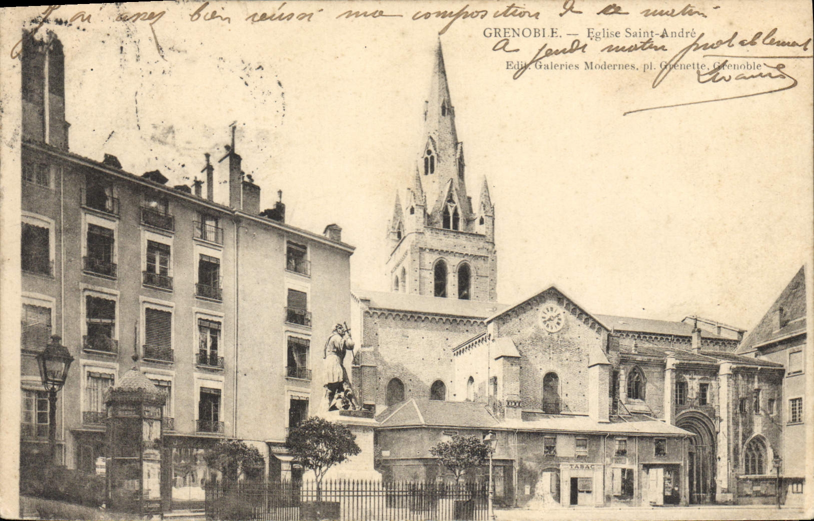 CPA Grenoble Eglise Saint Andre 
