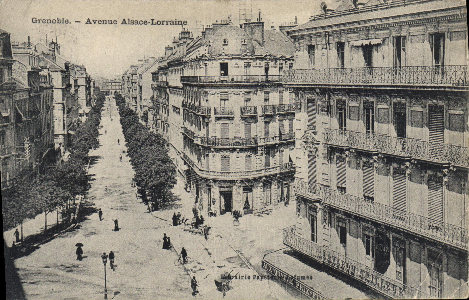 CPA Grenoble Avenue Alsace Lorraine 