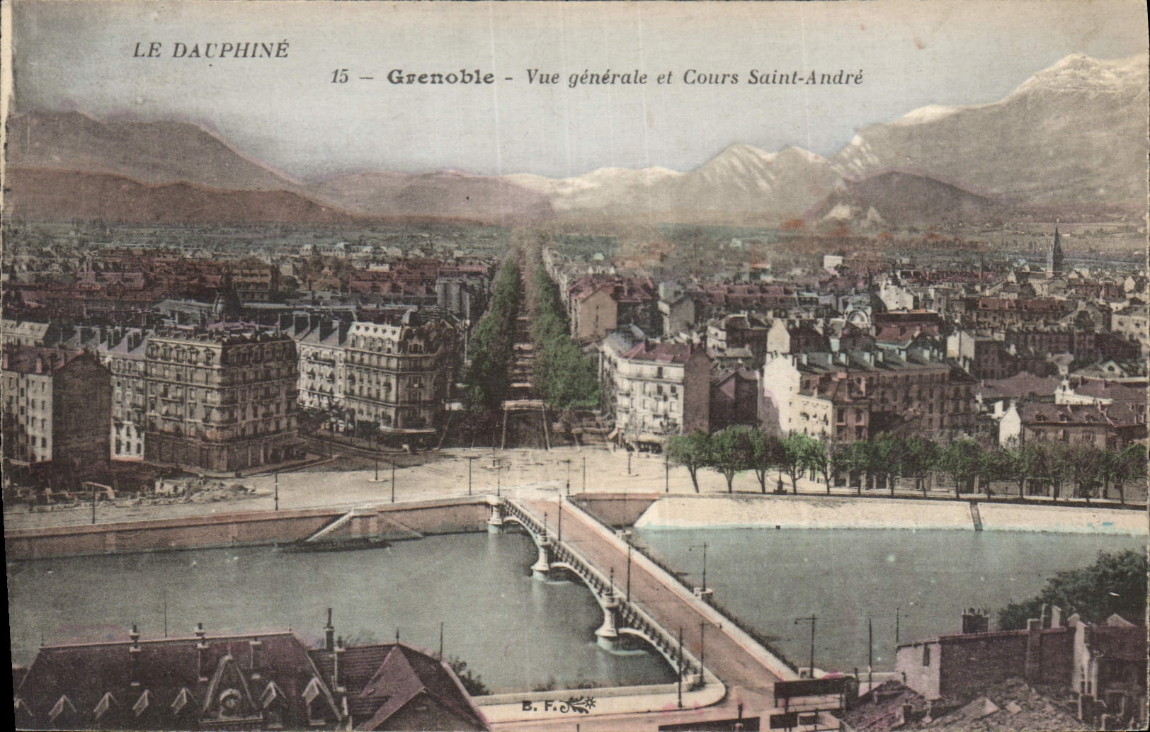 CPA Grenoble Vue generale et couts Saint Andre