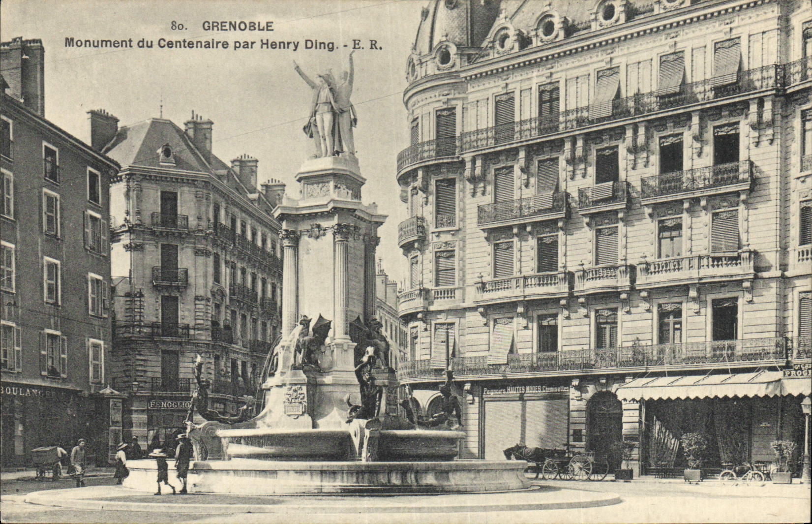CPA Grenoble Monument du Centenaire par Henry Ding