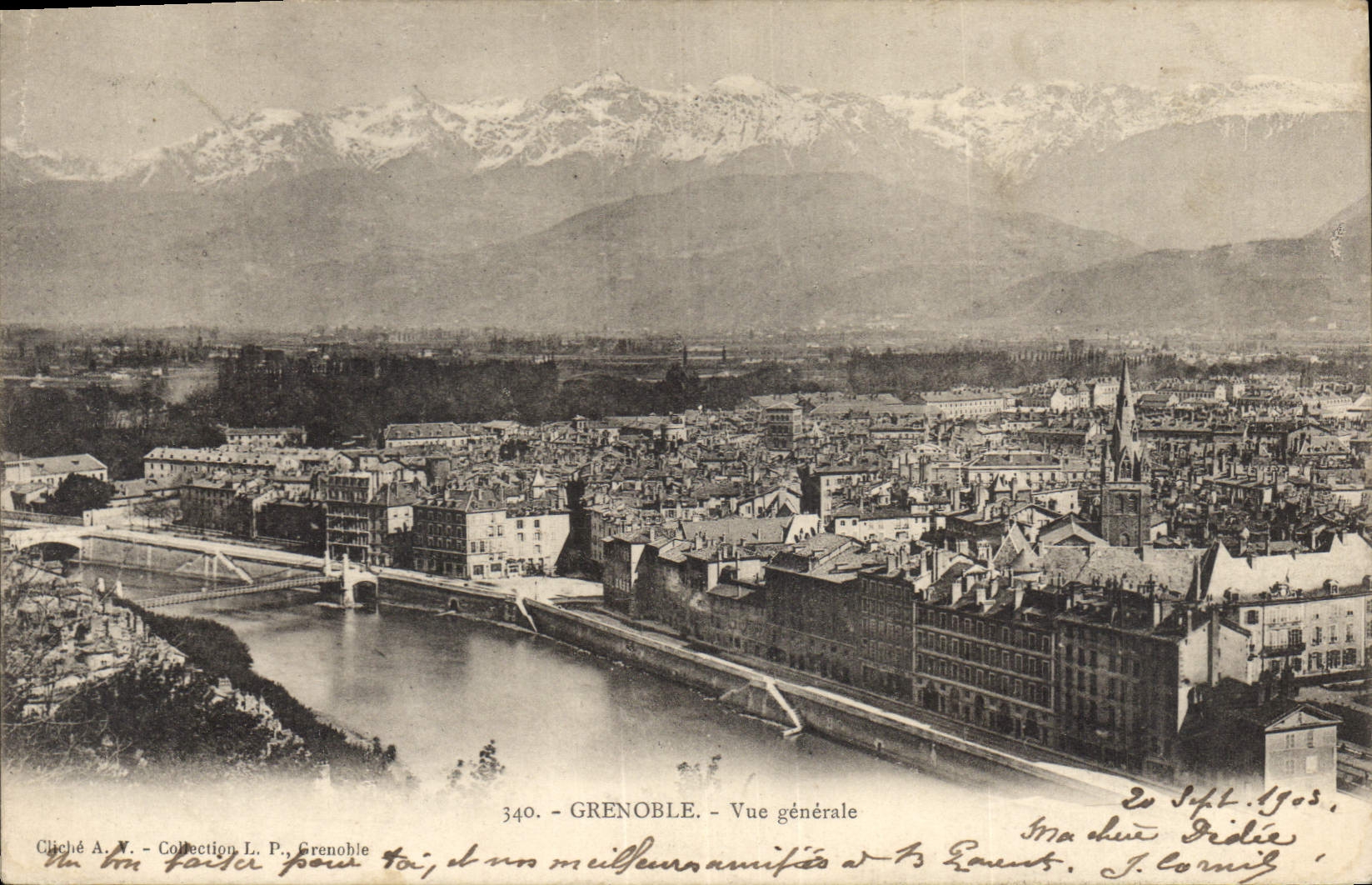 CPA Grenoble Vue generale 