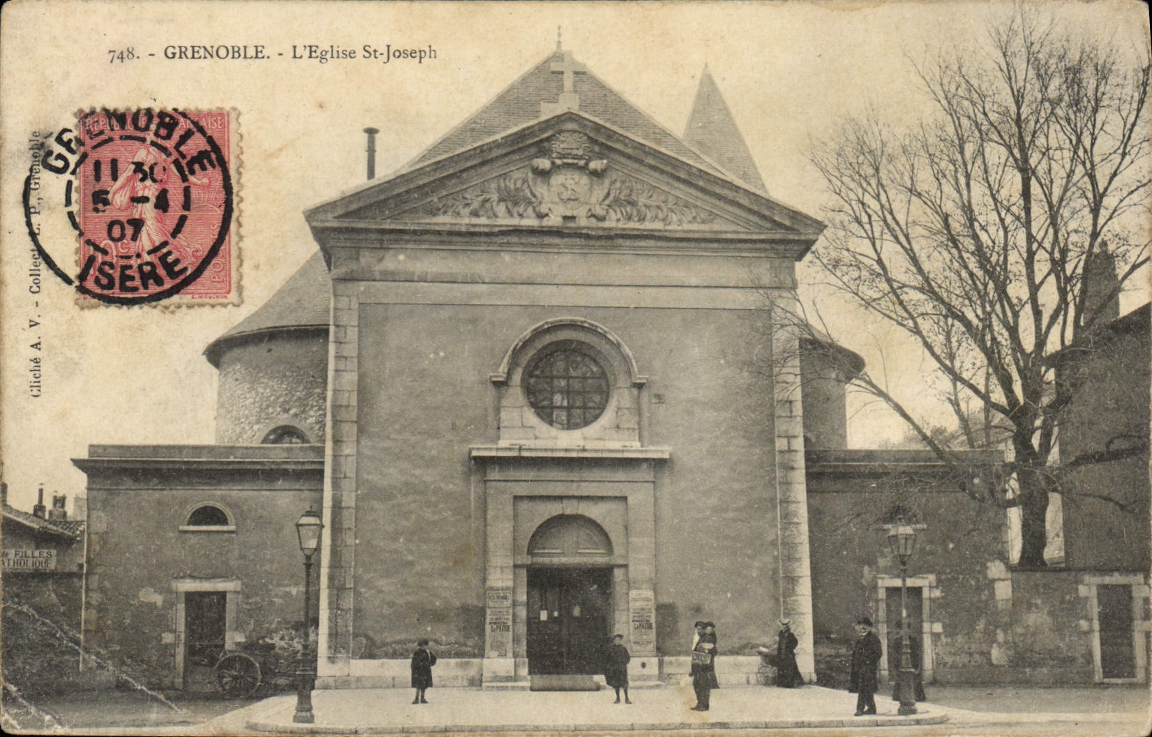CPA Grenoble L'Eglise St Joseph