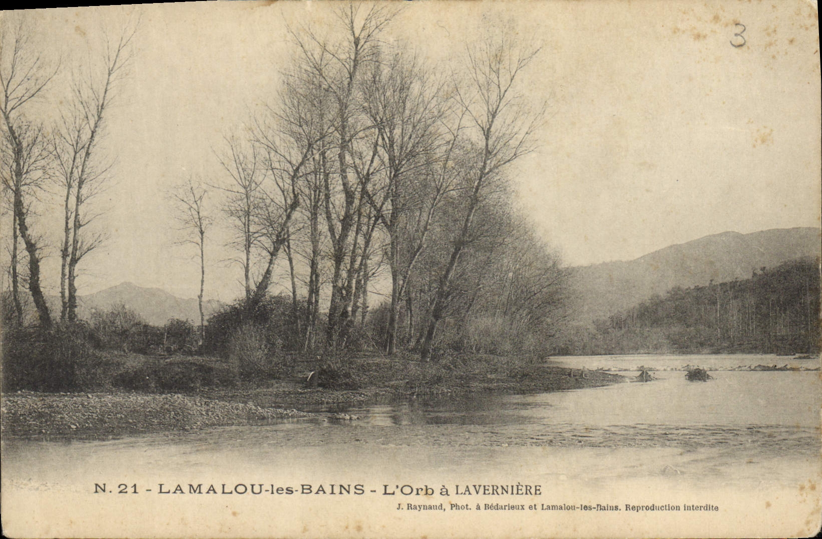 CPA Lamalou les Bains L'Orb a Laverniere