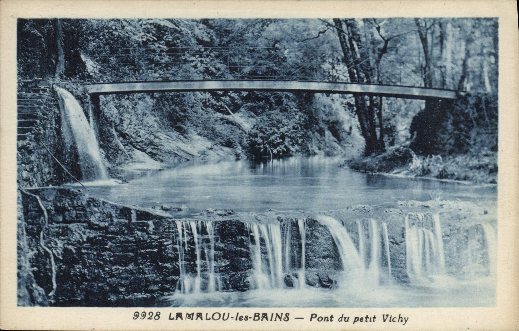 CPA Lamalou les Bains Pont du petit Vichy 