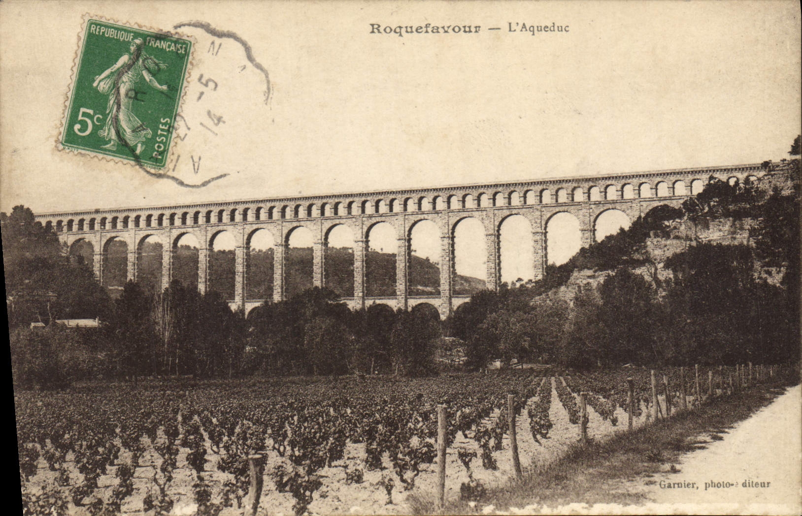 CPA Roquefavour l'Aqueduc 