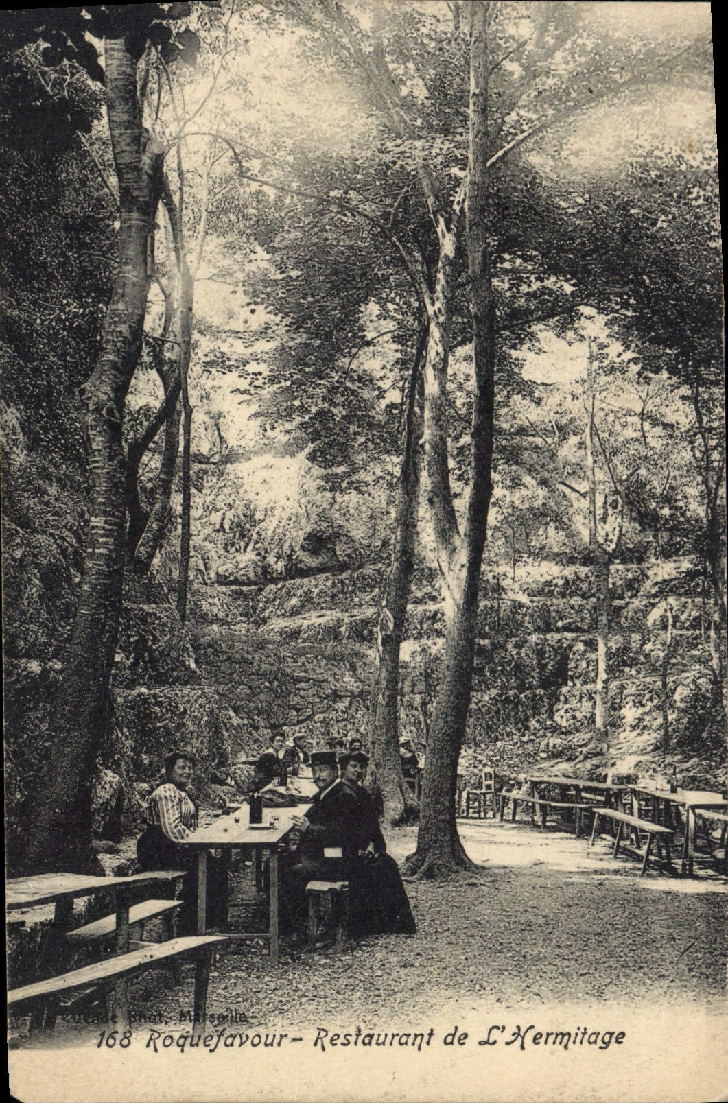 CPA Roquefavou Restaurant de l'Hermitage