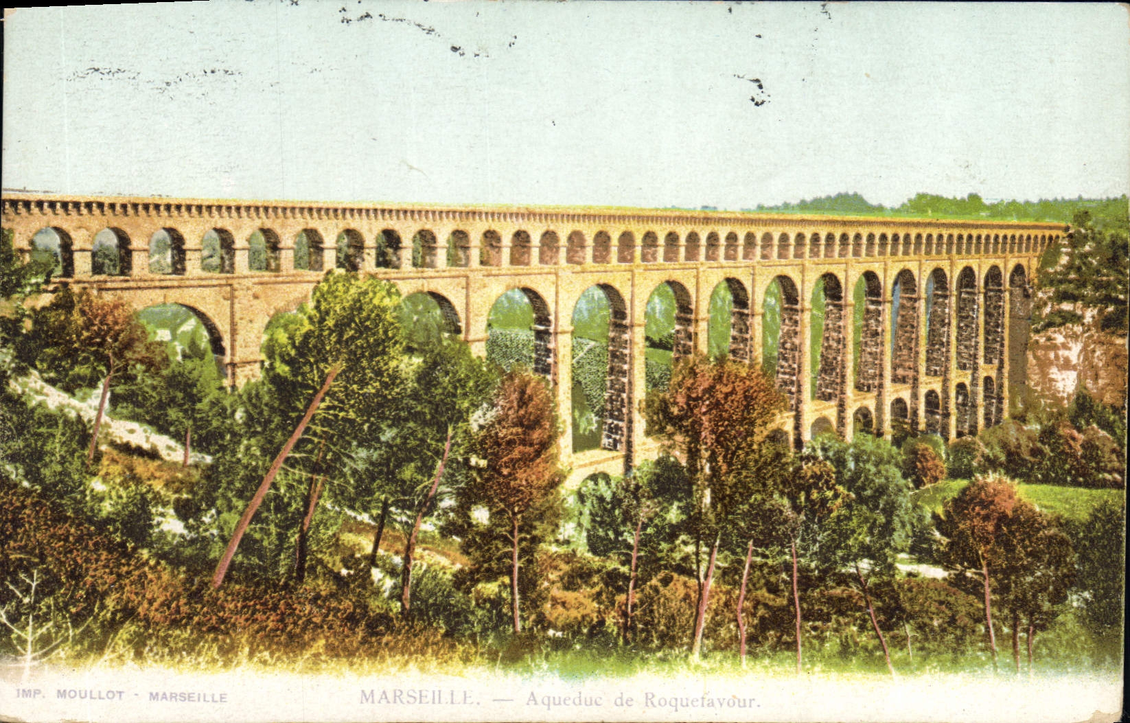 CPA Marseille Aqueduc de Roquefavour 