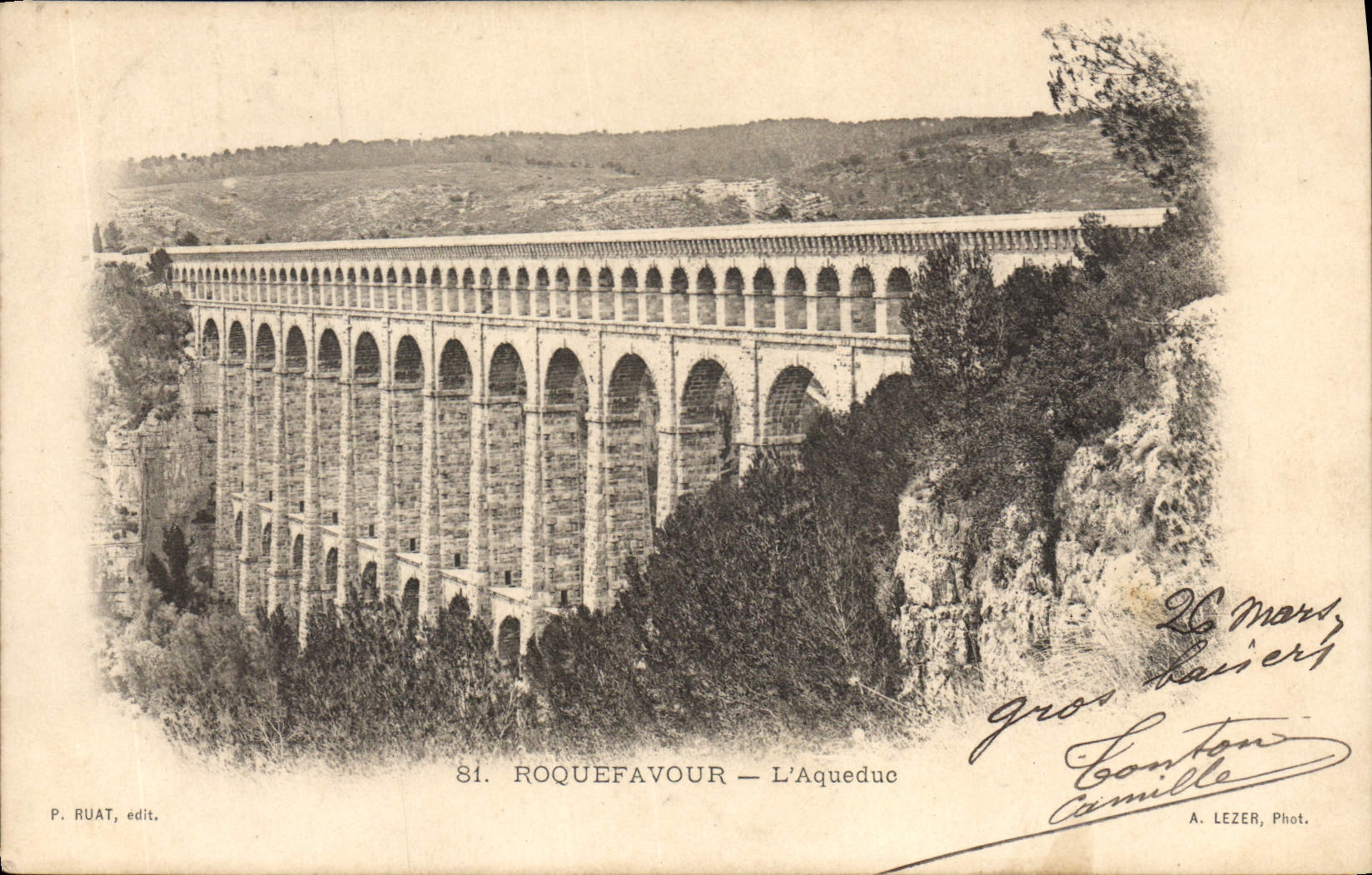 CPA Roquefavour l'Aqueduc 