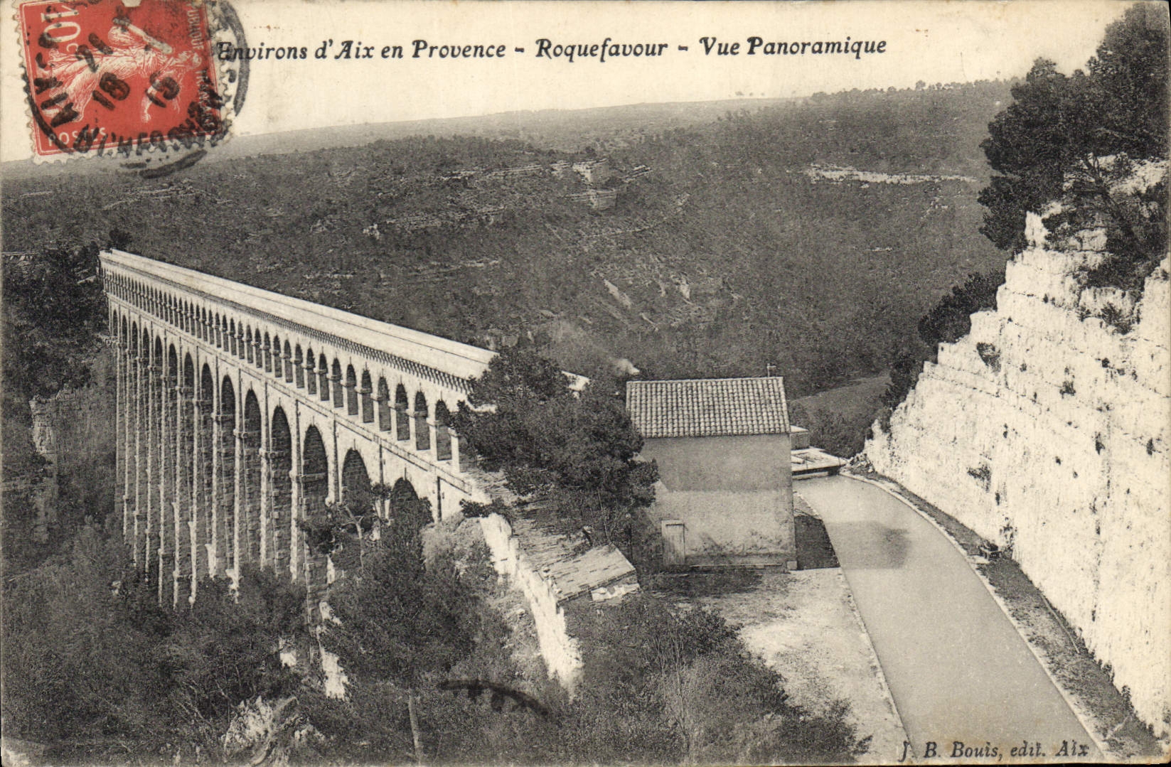 CPA Environs d'Aix en Provence Roquefavour Vue panoramique 