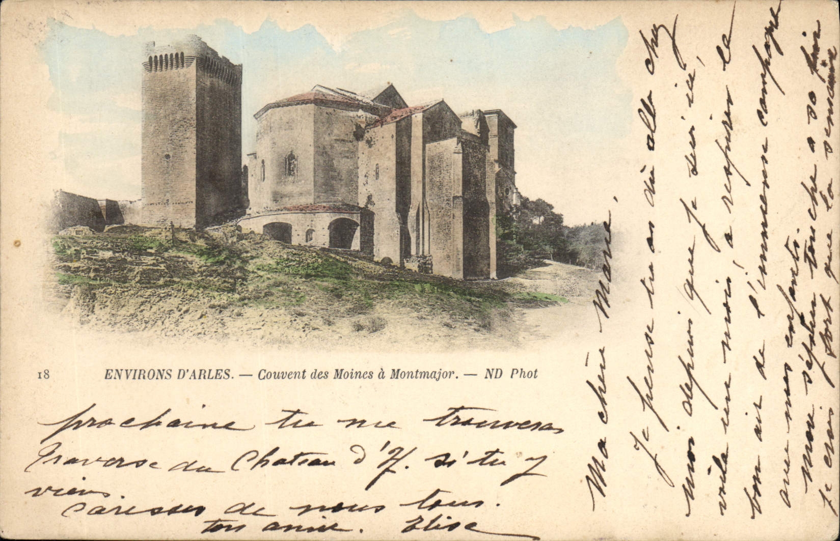 CPA Environs d'Arles Couvent des Moines a Montmajor