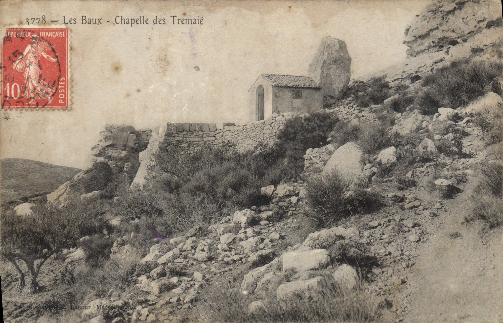 CPA Les Baux Chapelle des Tremaie