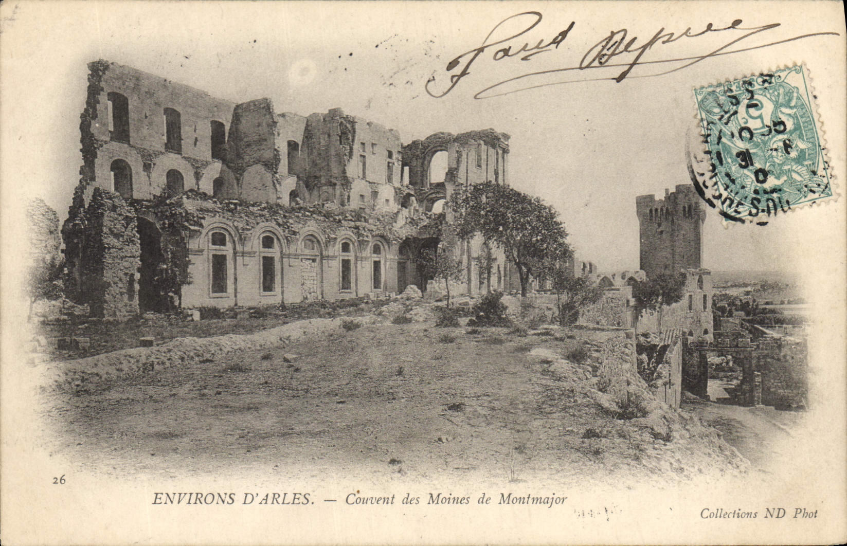 CPA Environs d'Arles Couvent des Moines de Montmajor