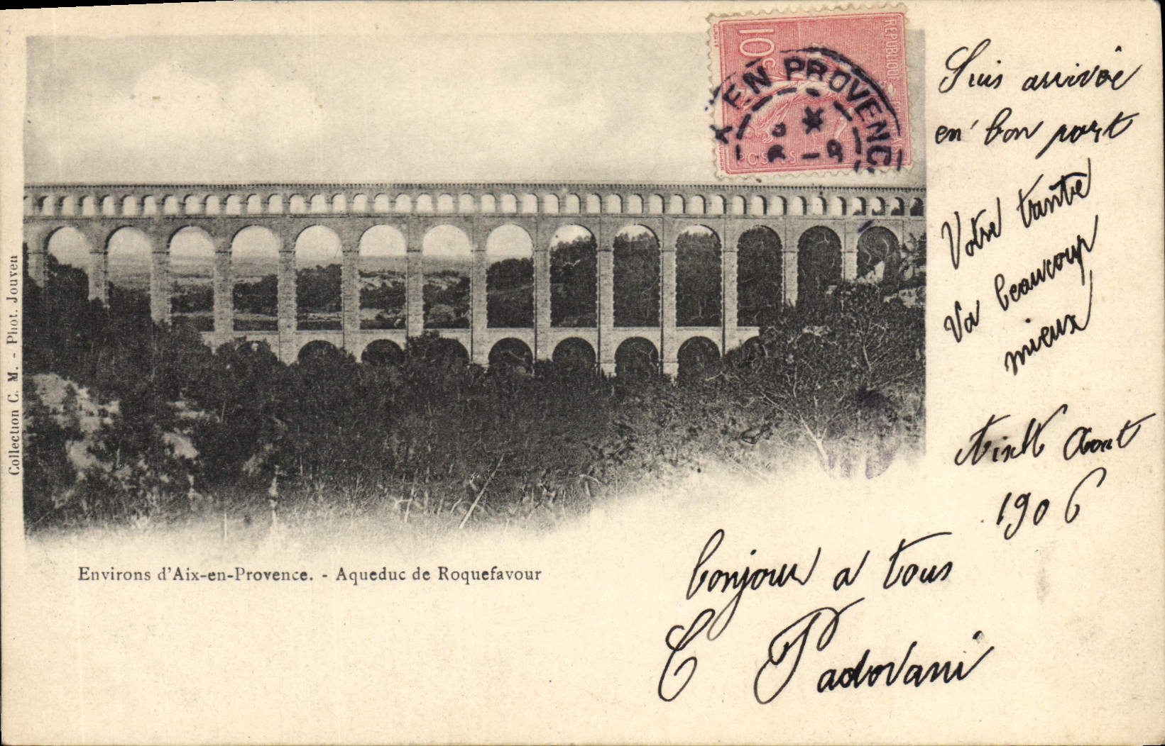 CPA Environs d'Aix en Provence Aqueduc de Roquefavour