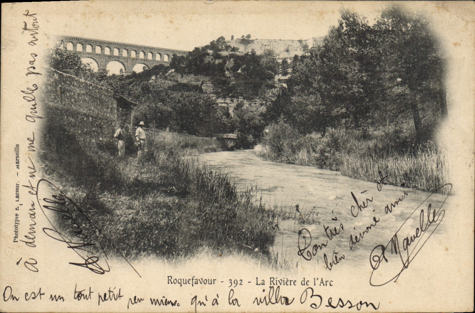CPA Roquefavour La Riviere de l'Arc 