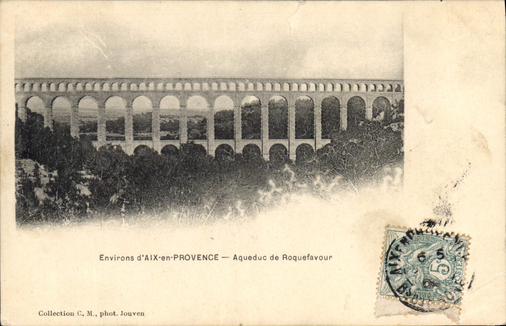 CPA Environs d'Aix en Provence Aqueduc de Roquefavour 