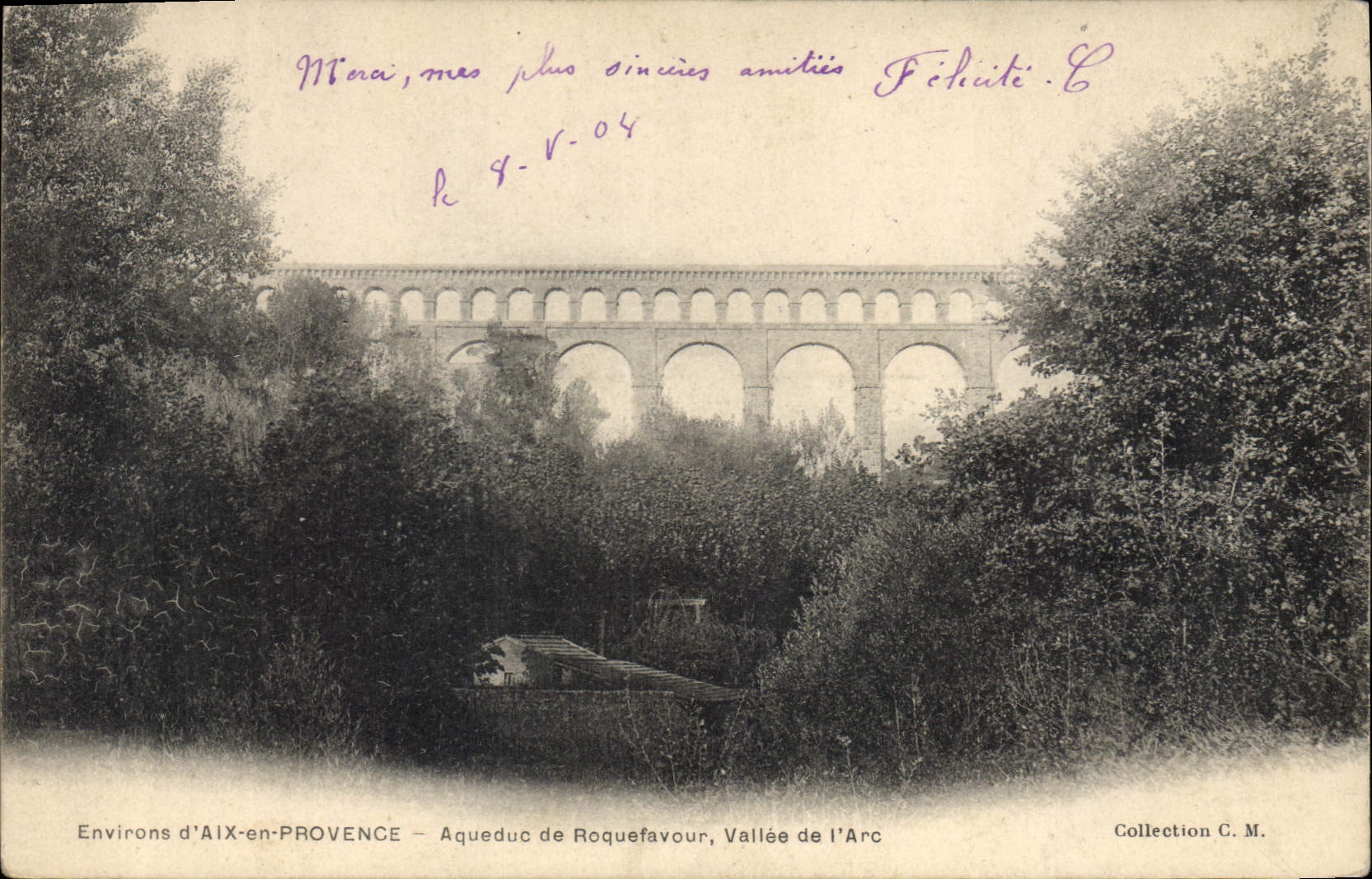 CPA Environs d'Aix en Provence Aqueduc de Roquefavour Vallee de l'Arc 