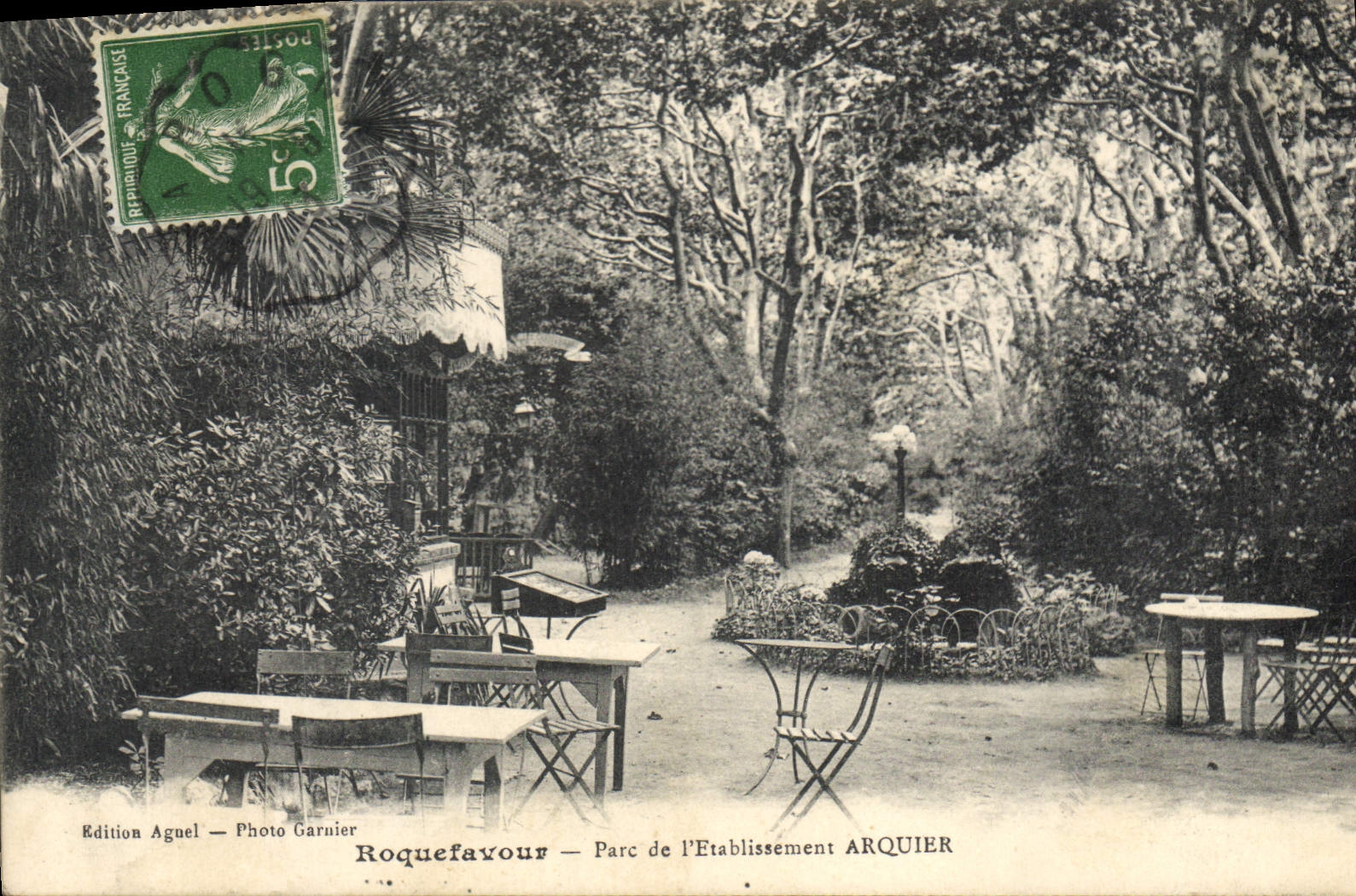 CPA Roquefavour Parc de l'Etablissement Arquier 
