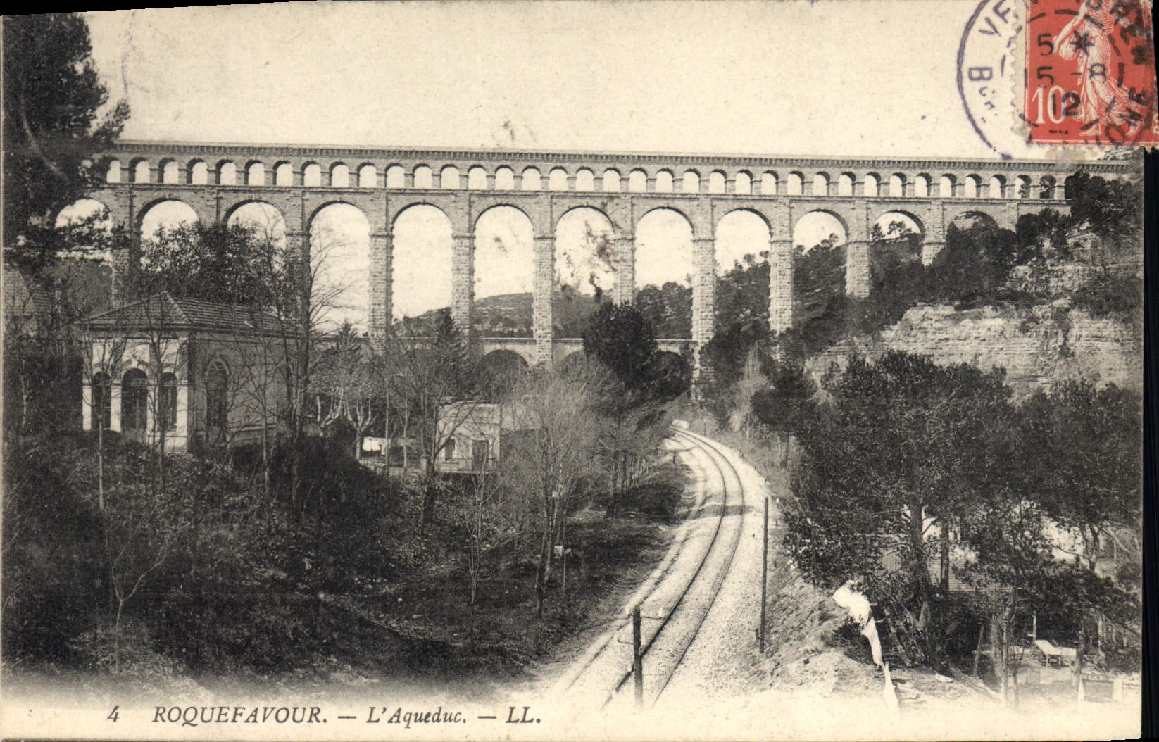 CPA Roquefavour l'Aqueduc 