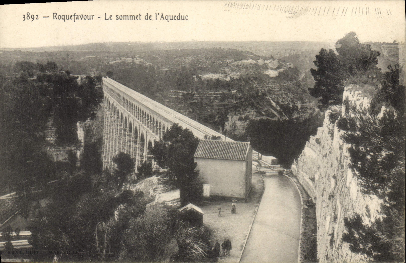 CPA Roquefavour Le sommet de l'Aqueduc 