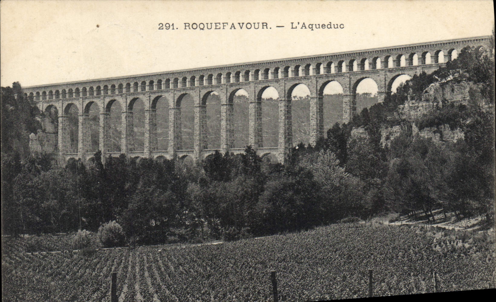 CPA Roquefavour l'Aqueduc 