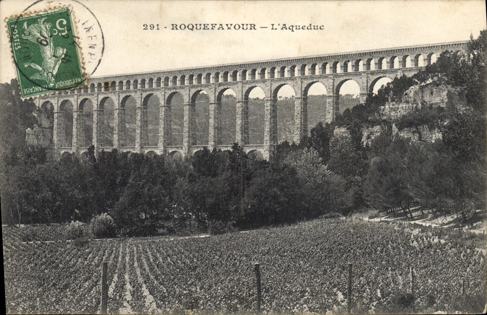 CPA Roquefavour l'Aqueduc 