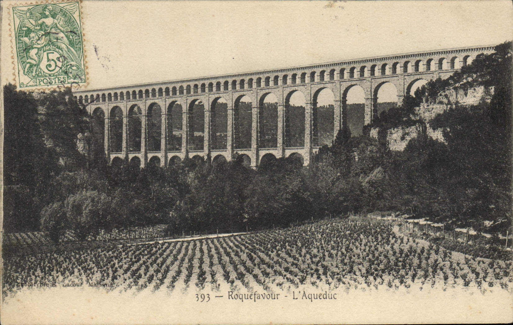 CPA Roquefavour l'Aqueduc 